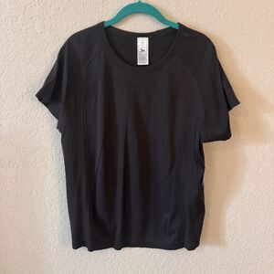 Old Navy Fluid Seamless Fitted T-Shirt - Black - XXL - New